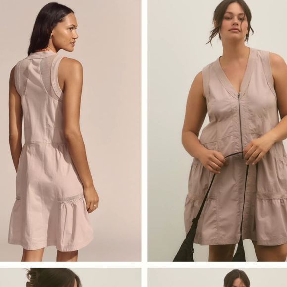 Daily Practice by Anthropologie Trek Utility Mini Dress Size Large - Picture 3 of 11
